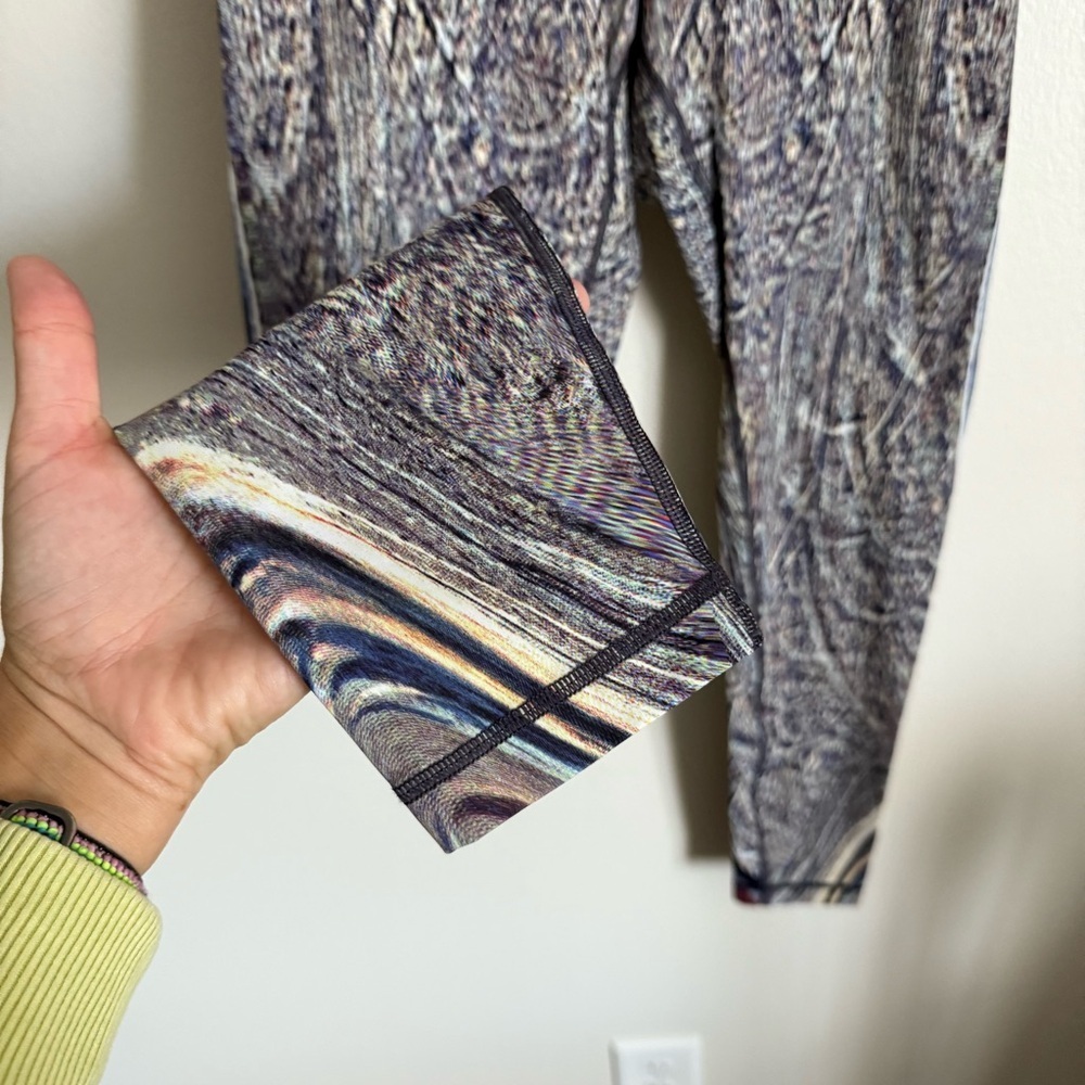 Lululemon Wunder Under Hi Rise Tight Polychromatic Wunder Under Pant Black 10 - Picture 4 of 8